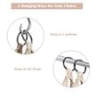 Costway Iron Polyester Hammock Swing Chair with Cotton Backrest in Beige
