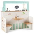 Costway 2-in-1 Kid Kitchen/Diner Restaurant Pretend Cooking Playset Toy in White