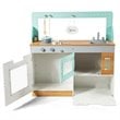 Costway 2-in-1 Kid Kitchen/Diner Restaurant Pretend Cooking Playset Toy in White