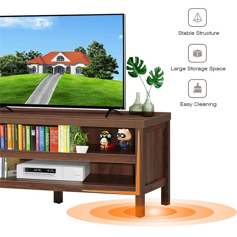 Costway Engineered Wood TV Stand Console for TV up to 45