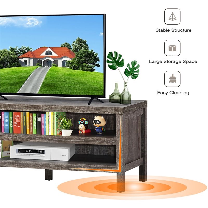 Costway Engineered Wood TV Stand Console for TV up to 45