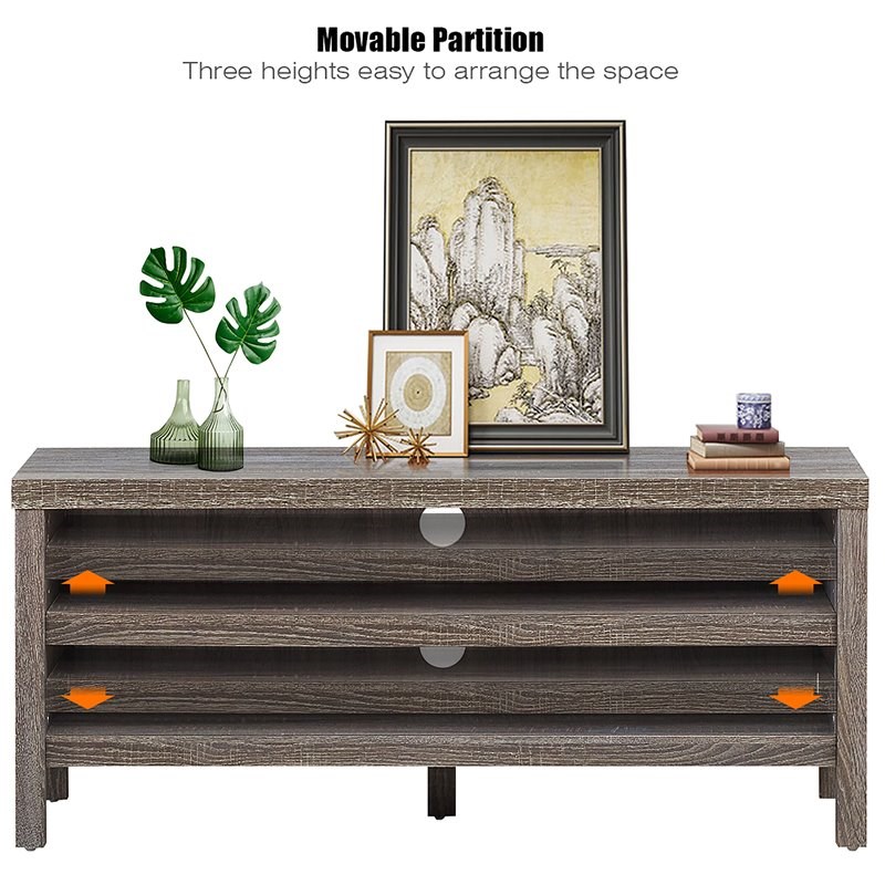 Costway Engineered Wood TV Stand Console for TV up to 45