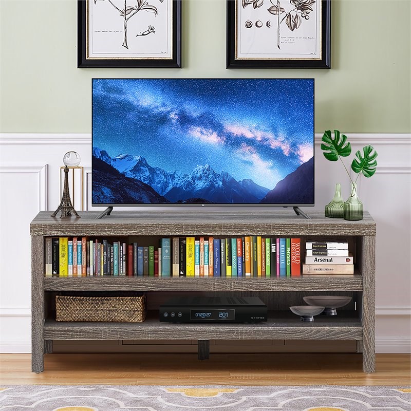 Costway Engineered Wood TV Stand Console for TV up to 45