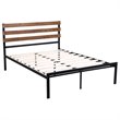 Costway Contemporary Metal Full Size Platform Bed Frame in Black