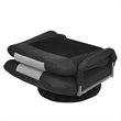 Costway Swivel Gaming Floor Chair with Foldable Adjustable Backrest in Gray