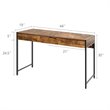 Costway 2-drawer Contemporary Engineered Wood Computer Desk in Antique Brown
