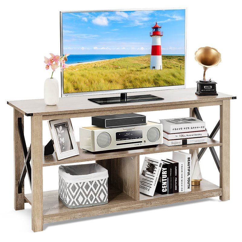 Costway Engineered Wood TV Stand for TV's up to 55