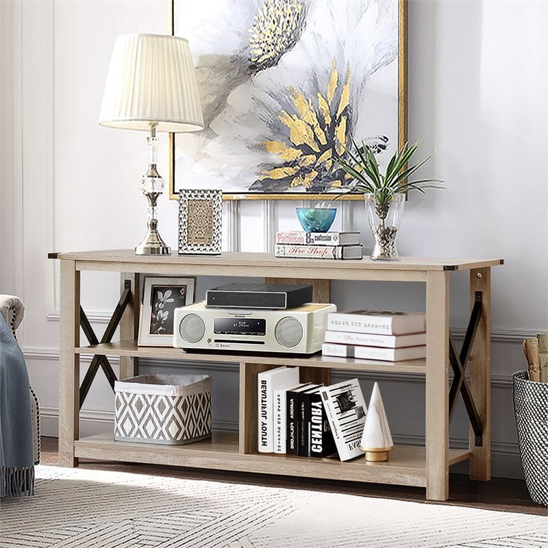 Costway Engineered Wood TV Stand for TV's up to 55