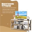 Costway Engineered Wood TV Stand for TV's up to 55