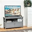 Costway Wooden Free Standing Console TV Media Cabinet for TVs up to 48