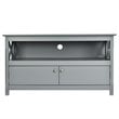 Costway Wooden Free Standing Console TV Media Cabinet for TVs up to 48