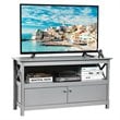 Costway Wooden Free Standing Console TV Media Cabinet for TVs up to 48