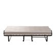 Costway Sturdy Metal Frame & Foam Mattress Rollaway Guest Folding Bed in Black