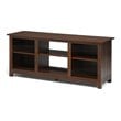 Costway 2-Tier TV Stand/Entertainment Media Center for TV's up to 65'' in Walnut