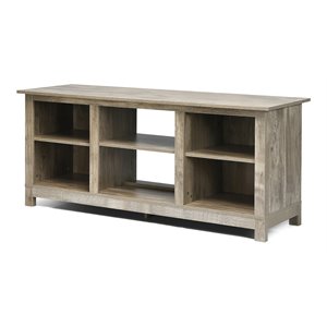 Costway 2-Tier TV Stand/Entertainment Media Center for TV's up to 65'' in Gray