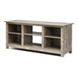 Costway 2-Tier TV Stand/Entertainment Media Center for TV's up to 65'' in Gray