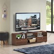 Costway TV Stand/Entertainment Center for TV's up to 60'' with Drawers in Walnut