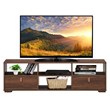Costway TV Stand/Entertainment Center for TV's up to 60'' with Drawers in Walnut