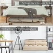 Costway 6-Position Adjustable Lounge Couch Foldable Floor Sofa Bed in Beige
