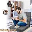 Costway Cotton Adjustable 14-Position Floor Gaming Sofa Chair in Gray