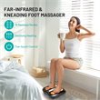 Costway Contemporary Plastic Foot Massager with Rotating Massage Heads in Black