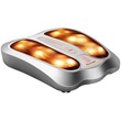 Costway Contemporary Plastic Foot Massager with Rotating Massage Heads in Silver
