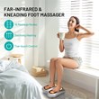 Costway Contemporary Plastic Foot Massager with Rotating Massage Heads in Silver