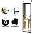 Costway Full Length Wall Mounted Decor Wood Frame Hanging Door Mirror in Black