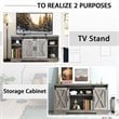 Costway Wood TV Stand for TV's up to 59