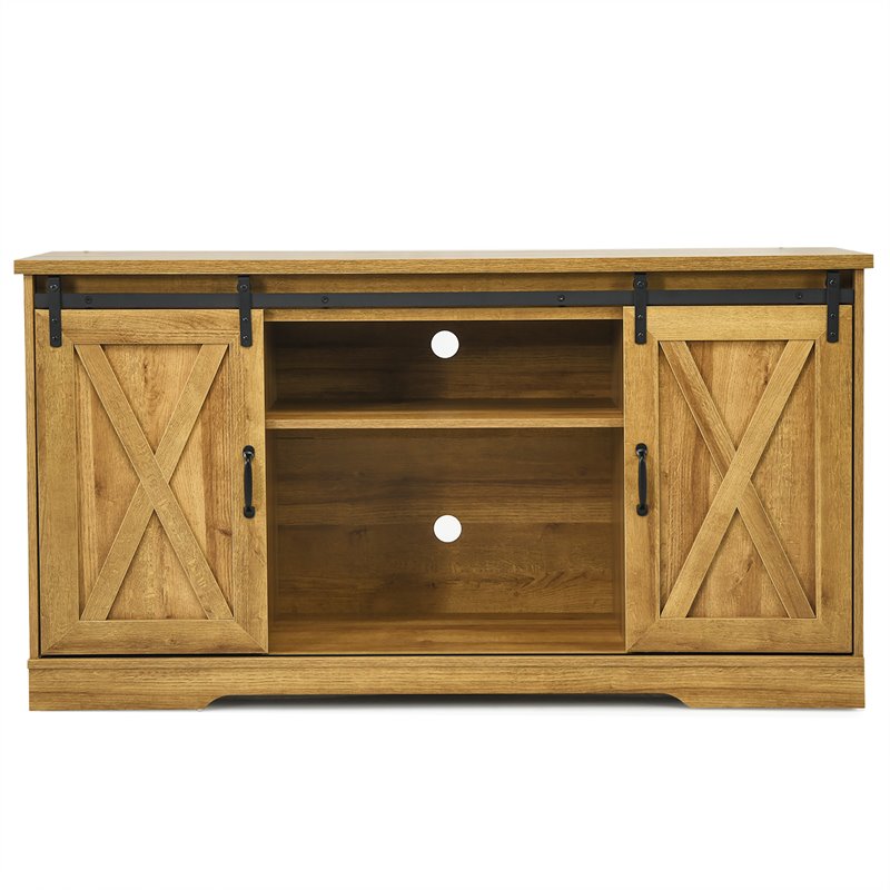 Costway Wood TV Stand for TV's up to 59