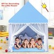 Costway Large Kids Play Tent/Playhouse Children/Castle Fairy Tent in Mat Blue
