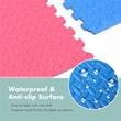 Costway 12-piece Interlocking Kid's Puzzle Exercise Play Mats in Multi-Color