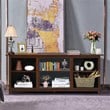 Costway 2-tier TV Stand Entertainment Center for TV's up to 65