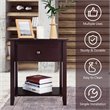 Costway Nightstand/Bedside Table/Sofa Table/End Table/Accent Table Espresso