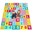 Costway Babyjoy 72-piece Kids Foam Interlocking Puzzle Play Mats in Multi-Color