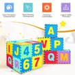 Costway Babyjoy 72-piece Kids Foam Interlocking Puzzle Play Mats in Multi-Color