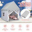 Costway Large Kids Play Tent/Playhouse Children/Castle Fairy Tent in Mat Gray
