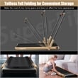 SuperFit 2.25HP 2-in-1 Folding Treadmill W/Remote Control  Golden Plastic