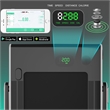 SuperFit 2.25HP 2-in-1 Folding Treadmill W/Speaker Controller APP Silver Plastic