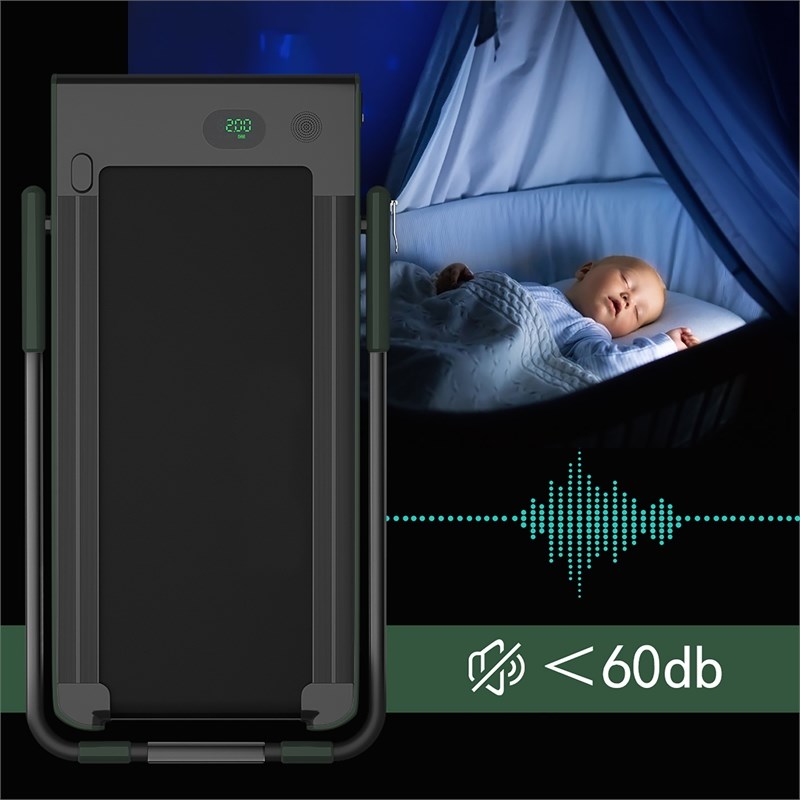 Superfit 2.25HP 2 in 1 Folding Treadmill W/ Remote Control Green Plastic