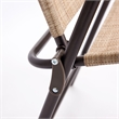 Costway Set of 2 Patio Steel Folding Sling Back Chairs Yellow
