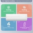 Costway 18000 BTU Mini Split Air Conditioner White