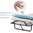 Costway Rollaway Folding Metal Bed Guest Bed Made in Italy White
