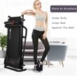 1HP Goplus Electric Treadmill Folding Power Running Fitness Machine Black Metal