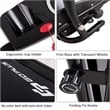 1HP Goplus Electric Treadmill Folding Power Running Fitness Machine Black Metal