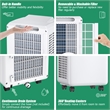 Portable  Air Conditioner Dehumidifier Remote  Function White Plastic