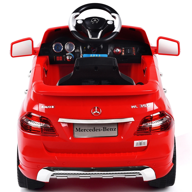 Benz ML350 6V Electric Kids Ride On Car Licensed MP3  Remote Control Red Plastic