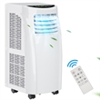 8000 BTU Air Conditioner & Dehumidifier Remote w/ Window Kit White Plastic
