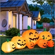 7.5' Halloween Inflatable 7 Pumpkins Patch W/LED Light Decor Orange Fabric