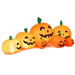 7.5' Halloween Inflatable 7 Pumpkins Patch W/LED Light Decor Orange Fabric
